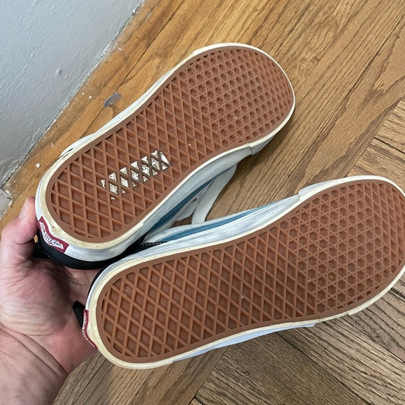 Vans Black and Blue Skate Sneakers with Suede Accents - Picture 6 of 8